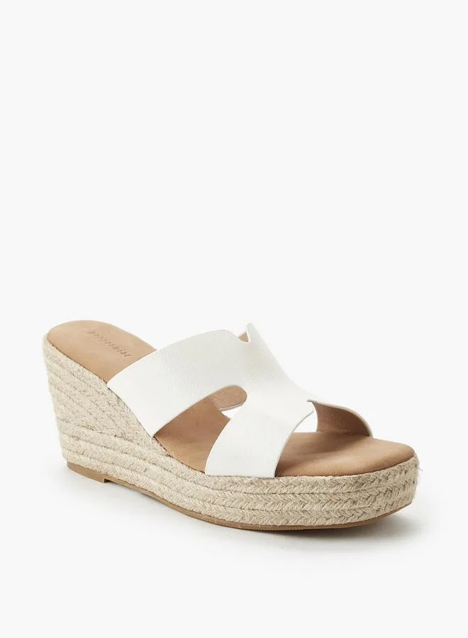 ببرمنة Women Wedge Heel Espadrille Sandals